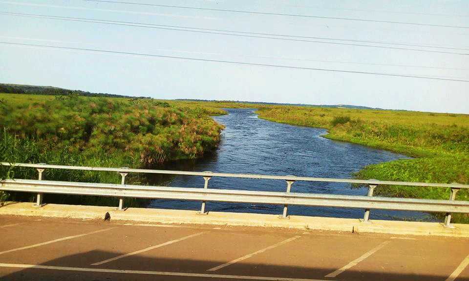 River Katonga southwestern part of Uganda