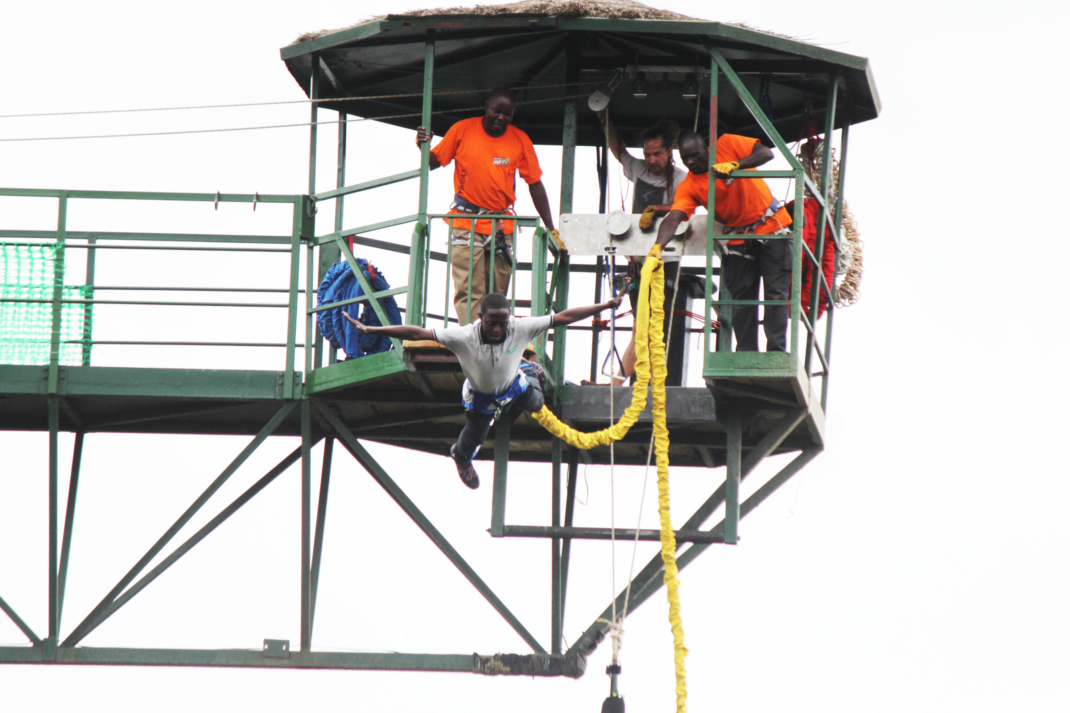 Bungee Jumping Jinja Uganda, the Source of River Nile