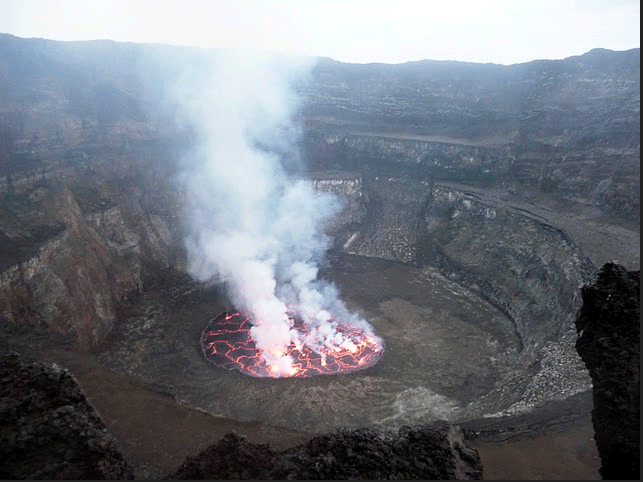 Nyiragongo Volcanoes Mountain